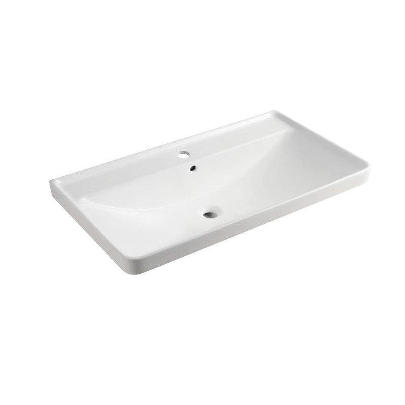 MEREO - Nábytkové umývadlo , 101x45,7x20,5 cm, keramické, biele UC10148