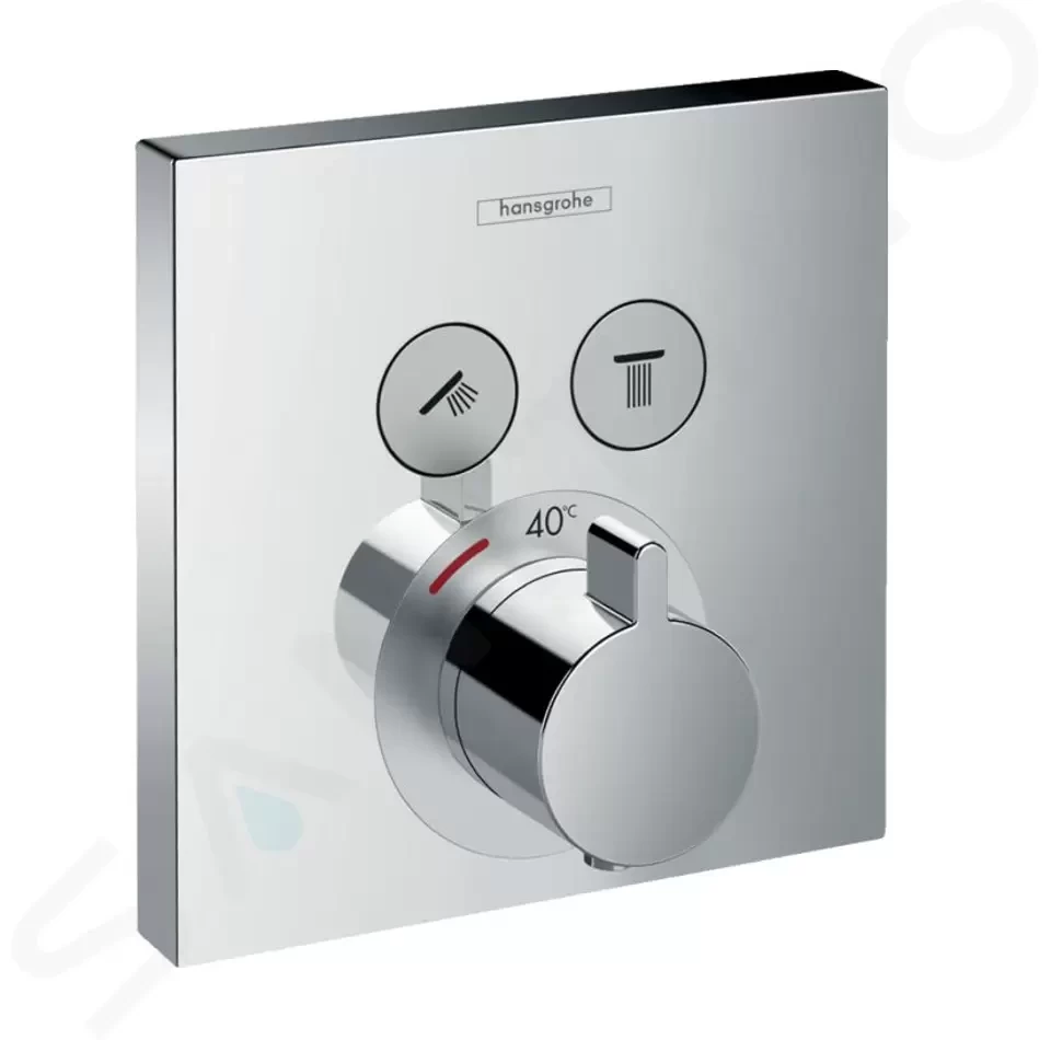 HANSGROHE - Shower Select Termostatická batéria pod omietku, na 2 výstupy, chróm 15763000