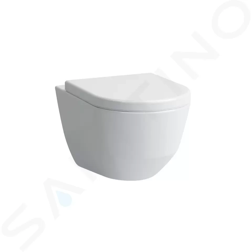 E-shop Laufen - Pro Závesné WC Compact, 490x360 mm, Rimless, biela H8209650000001