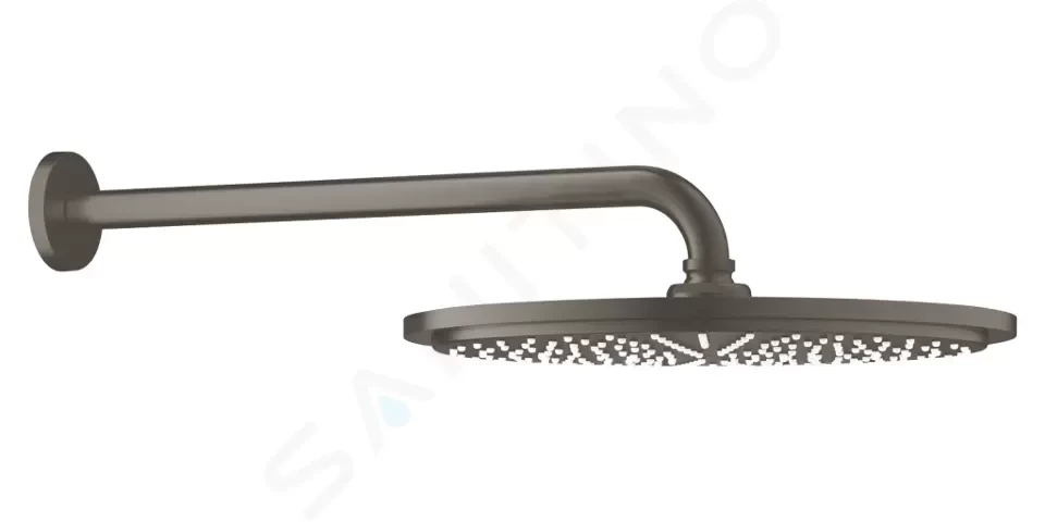 GROHE - Rainshower Cosmopolitan Hlavová sprcha Cosmopolitan 310 s ramenom 380 mm, 1 prúd, kefovaný tmavý grafit 26066AL0
