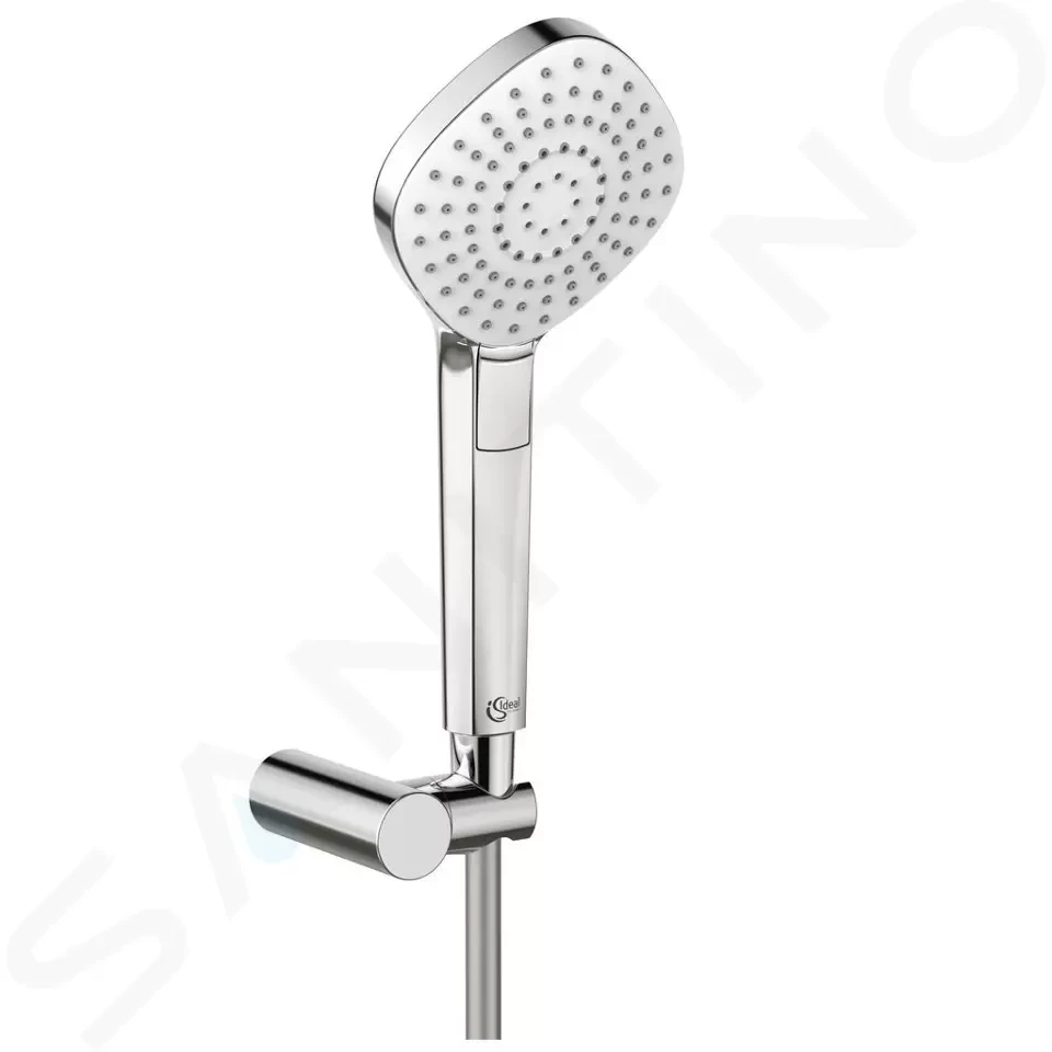 E-shop IDEAL STANDARD - IdealRain Evo Set sprchovej hlavice Diamond 115, hadice s ručnou sprchou, 3 prúdy, chróm B2405AA
