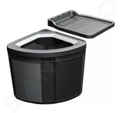 E-shop FRANKE - Sortery Vstavaný odpadkový kôš Pivot, čierna 121.0307.563