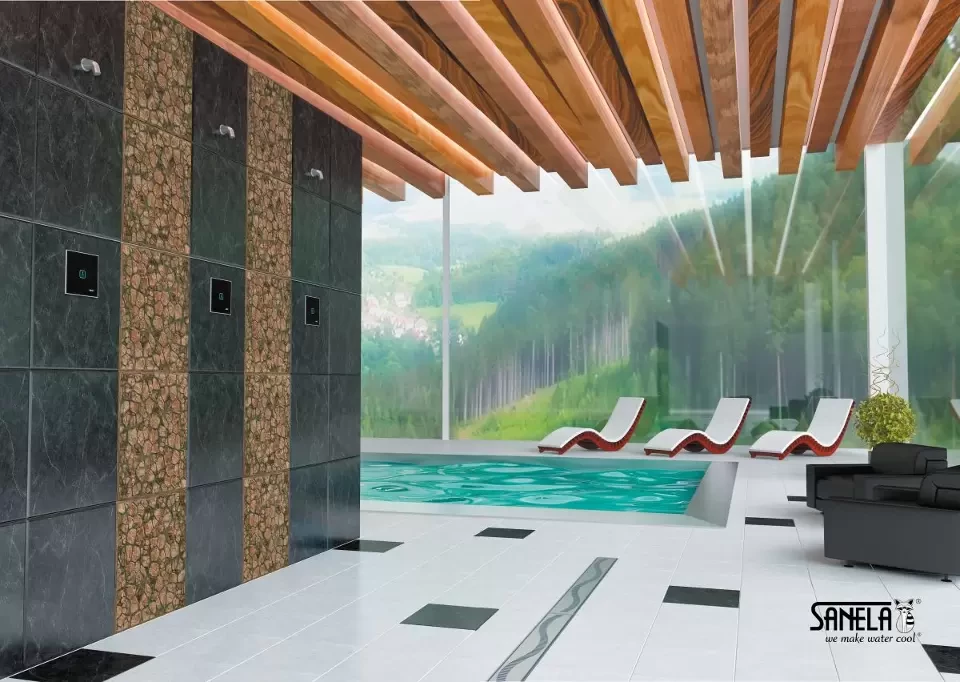 SANELA - Nerezové žlaby Kúpeľňový žliabok z nehrdzavejúcej ocele k stene, dĺžka 1150 mm, lesk (SLKN 08AX)