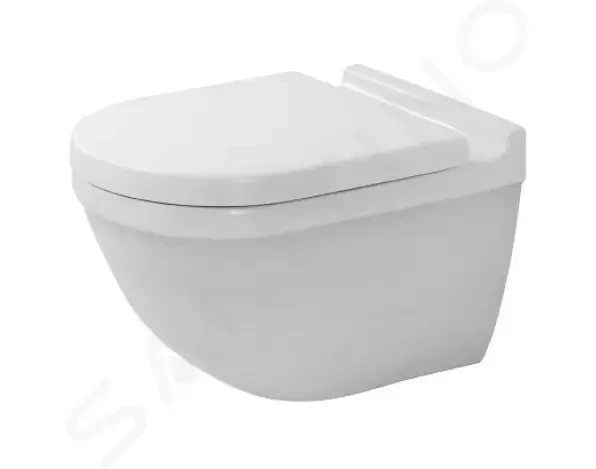 E-shop DURAVIT - Starck 3 Závesné WC, s HygieneGlaze, biela 2225092000