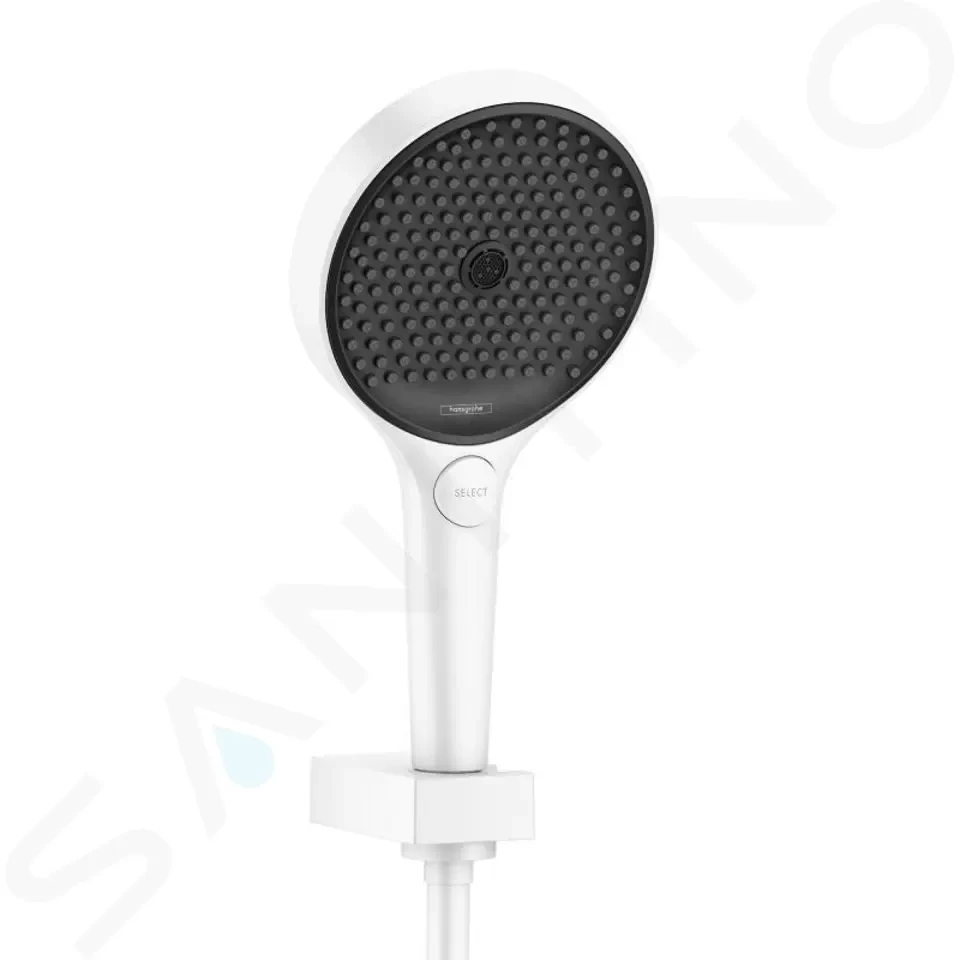 E-shop HANSGROHE - Rainfinity Set sprchovej hlavice, 3 prúdy, držiaku a hadice, matná biela 26851700