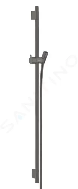 HANSGROHE - Unica\'S Sprchová tyč 900 mm so sprchovou hadicou, kefovaný čieny chróm 28631340