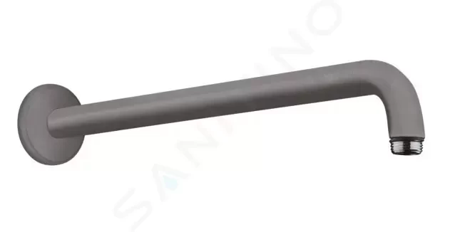 E-shop HANSGROHE - Aktiva Sprchové rameno 389 mm, kefovaný čierny chróm 27413340