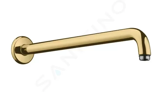 E-shop HANSGROHE - Aktiva Sprchové rameno 389 mm, leštený vzhľad zlata 27413990
