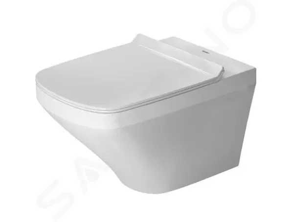 E-shop DURAVIT - DuraStyle Závesné WC s doskou SoftClose, Rimless, s WonderGliss, alpská biela 45510900A11