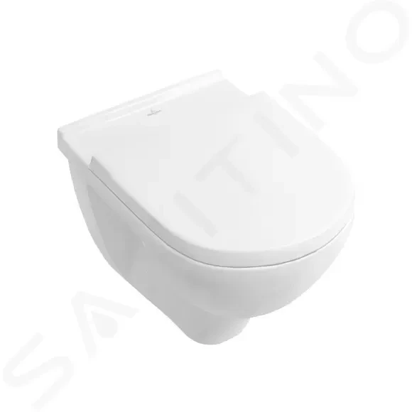 VILLEROY & BOCH - O.novo Závesné WC s doskou SoftClosing, DirectFlush, alpská biela 5660HR01