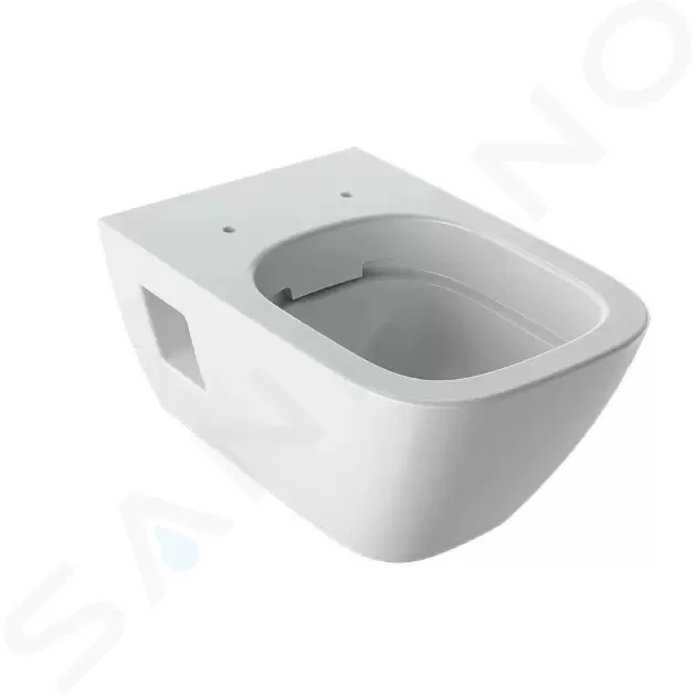 E-shop GEBERIT - Selnova Square Závesné WC, 540x350 mm, Rimfree, biela 501.546.01.1