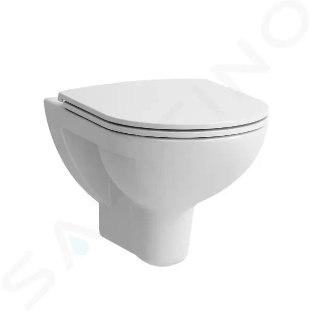 E-shop Laufen - Pro Závesné WC so sedadlom Slim, Slowclose, Rimless, biela H8669510000001