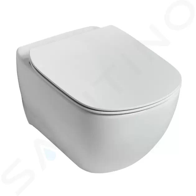 IDEAL STANDARD - Tesi Závesné WC s doskou, AquaBlade, biela T354701