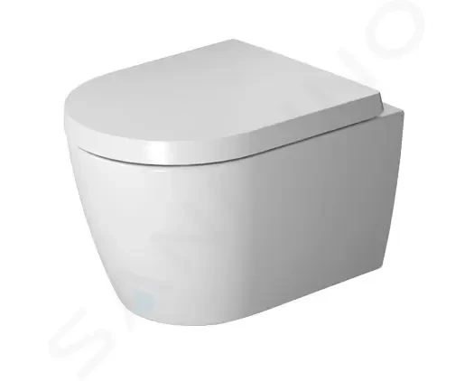 E-shop DURAVIT - ME by Starck Závesné WC Compact, Rimless, biela/matná biela 2530092600