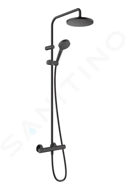 HANSGROHE HANSGROHE - Vernis Blend Sprchový set Showerpipe 200 s termostatom, EcoSmart, matná čierna 26089670