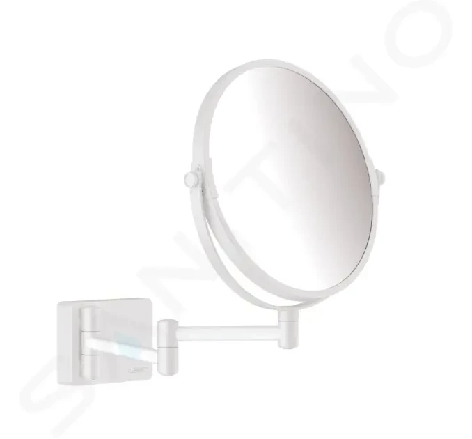 E-shop HANSGROHE - AddStoris Kozmetické nástenné zrkadlo, matná biela 41791700