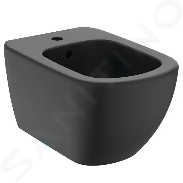 E-shop IDEAL STANDARD - Tesi Závesný bidet, 360x530x300 mm, čierna T3552V3