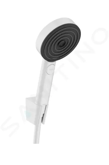 E-shop HANSGROHE - Pulsify Select Set sprchovej hlavice, 3 prúdy, držiaku a hadice 1250 mm, matná biela 24302700