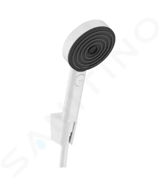 E-shop HANSGROHE - Pulsify Select Set sprchovej hlavice, 3 prúdy, držiaka a hadice 1600 mm, matná biela 24303700
