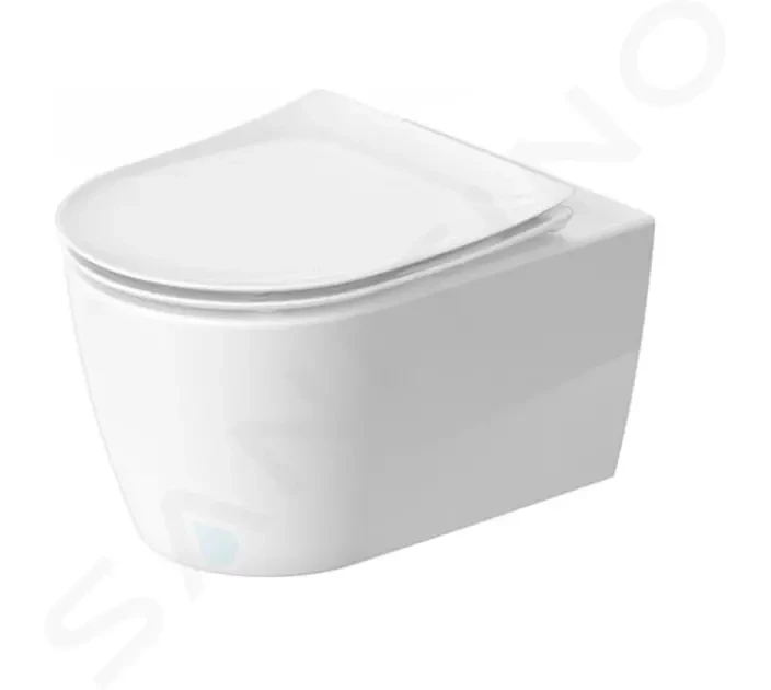 E-shop DURAVIT - Soleil by Starck Závesné WC s doskou SoftClose, Rimless, HygieneFlush, HygieneGlaze, biela 45910920A1