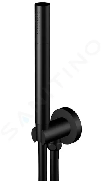 STEINBERG - 100 Set sprchovej hlavice, držiaka a hadice, matná čierna 100 1670 S