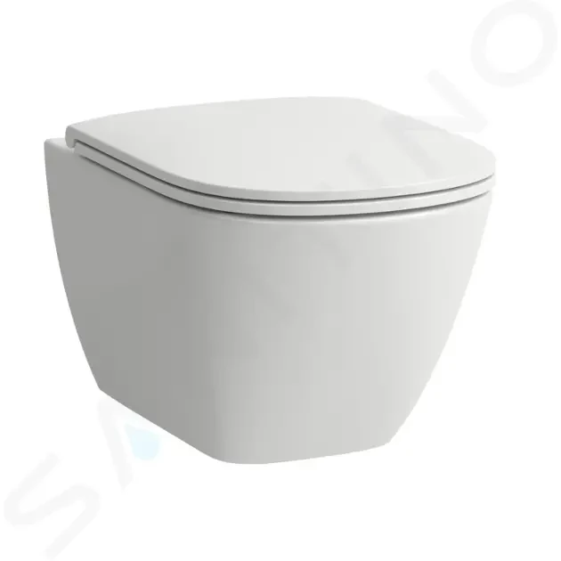 E-shop Laufen - Lua Závesné WC s doskou SoftClose, Rimless, biela H8660800000001