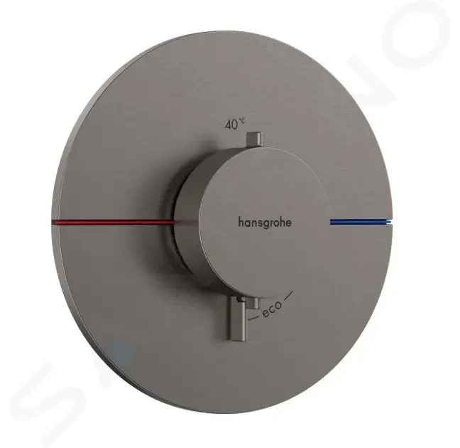 HANSGROHE - ShowerSelect Comfort Termostatická batéria pod omietku, kefovaný čierny chróm 15559340