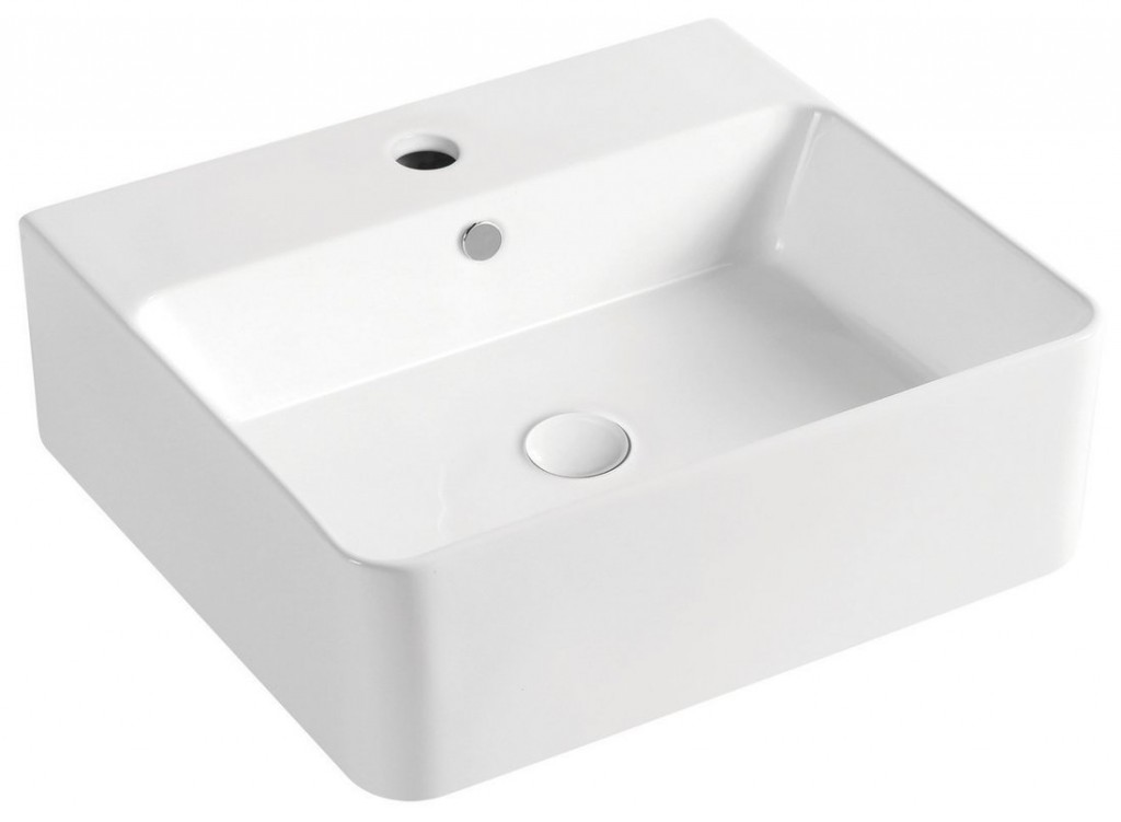 E-shop Bruckner - NEASA keramické umývadlo na dosku 46x42cm, biela 201.117.4