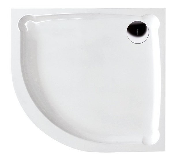 E-shop GELCO - HERA sprchová vanička z liateho mramoru, štvrťkruh, 90 x 90 x 7,5 cm, R550 GH559