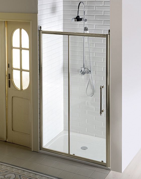 E-shop GELCO - ANTIQUE sprchové dvere posuvné 1100, číre sklo, bronz GQ4211C