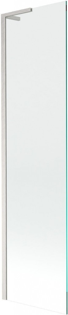 MEXEN/S - Next L vaňová zástena FIX 50 x 150, transparent, nikl kartáčovaný 895-050-000-03-00-97