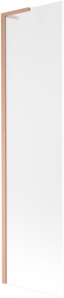 MEXEN/S - Next L vaňová zástena FIX 60 x 150, vzor, meď kartáčovaný 895-060-000-03-30-65