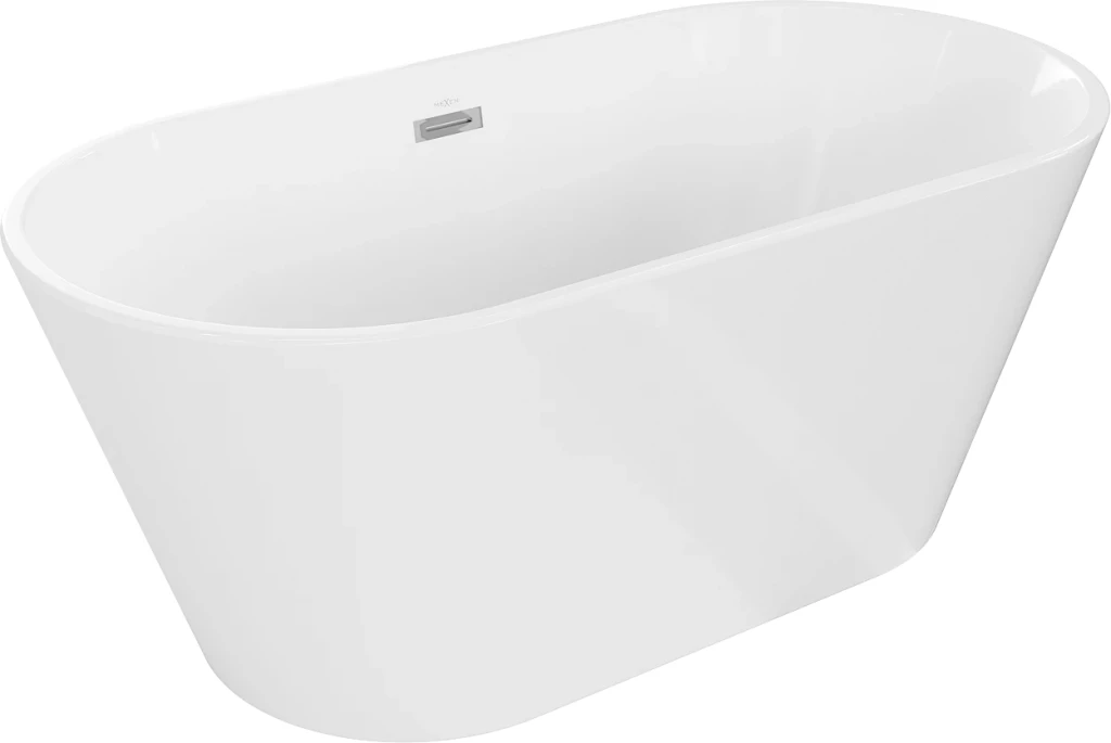 MEXEN - FLAVIA voľne stojaca vaňa 150x75, biela bez krytky prepadu a zátky 54031507500-SS