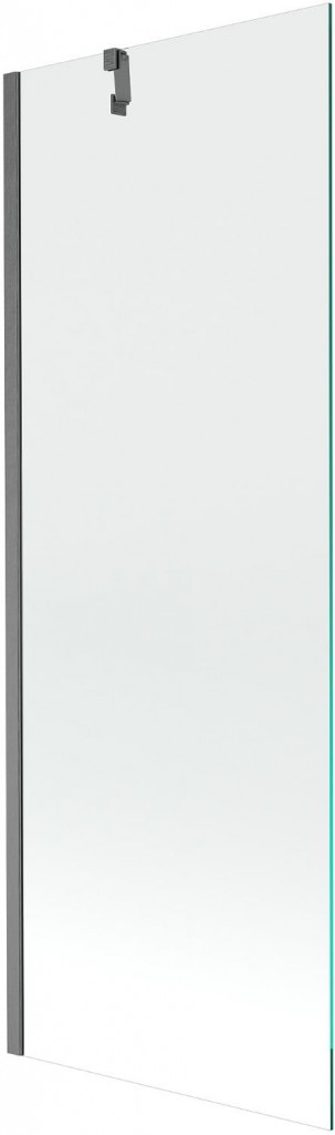 MEXEN/S - Next vaňová zástena FIX 70 x 150, transparent, grafit kartáčovaná 895-070-000-00-00-66