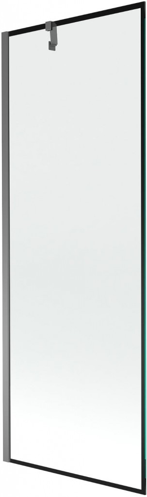 MEXEN/S - Next vaňová zástena FIX 70 x 150, čierna vzor, grafit metal 895-070-000-00-70-95