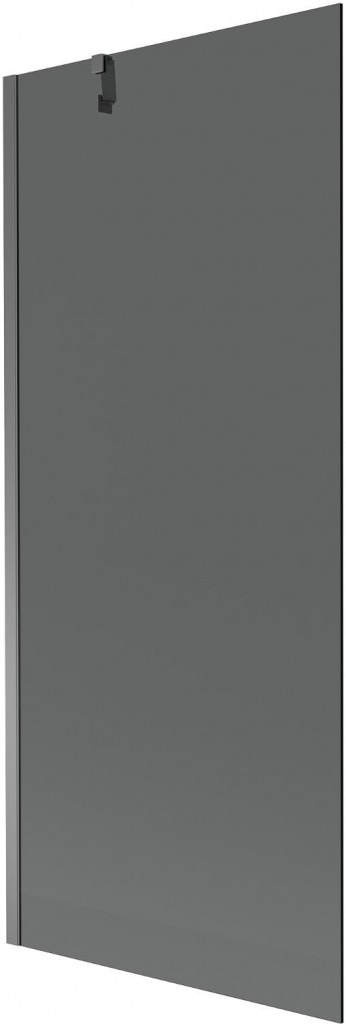MEXEN/S - Next vaňová zástena FIX 80 x 150, grafit, grafit metal 895-080-000-00-40-95