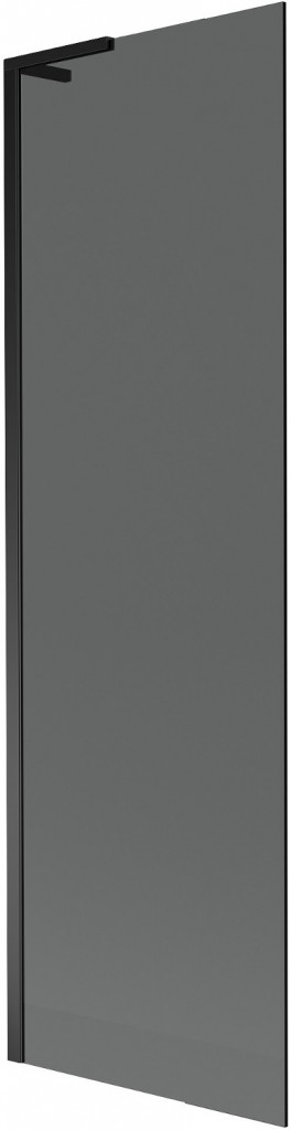 MEXEN/S - Next L vaňová zástena FIX 60 x 150, grafit, čierna 895-060-000-03-40-70