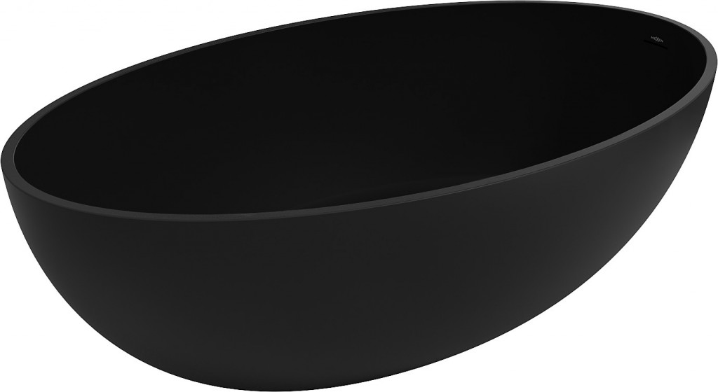 MEXEN - Prato voľne stojaca vaňa liaty mramor 170 x 100, čierna mat 57251701070