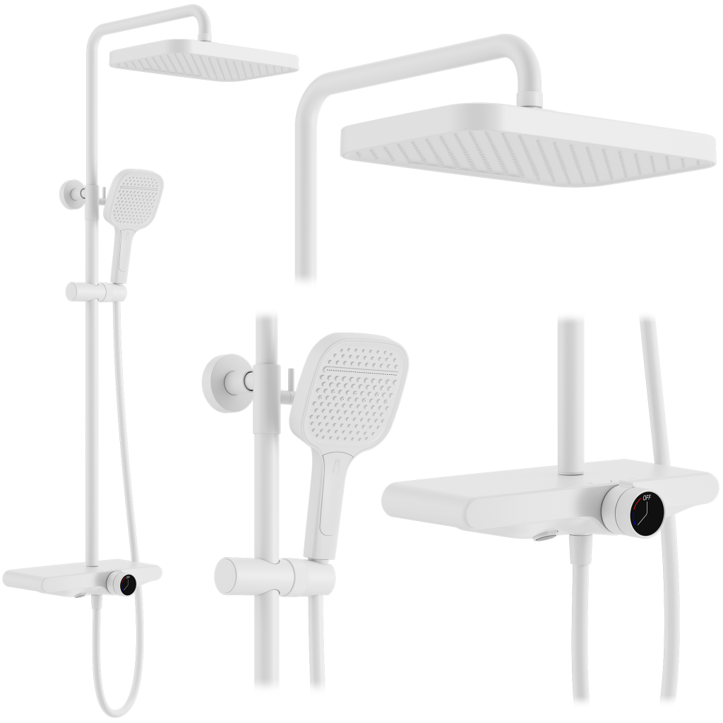 REA REA - Sprchový set Bari White REA-P0895