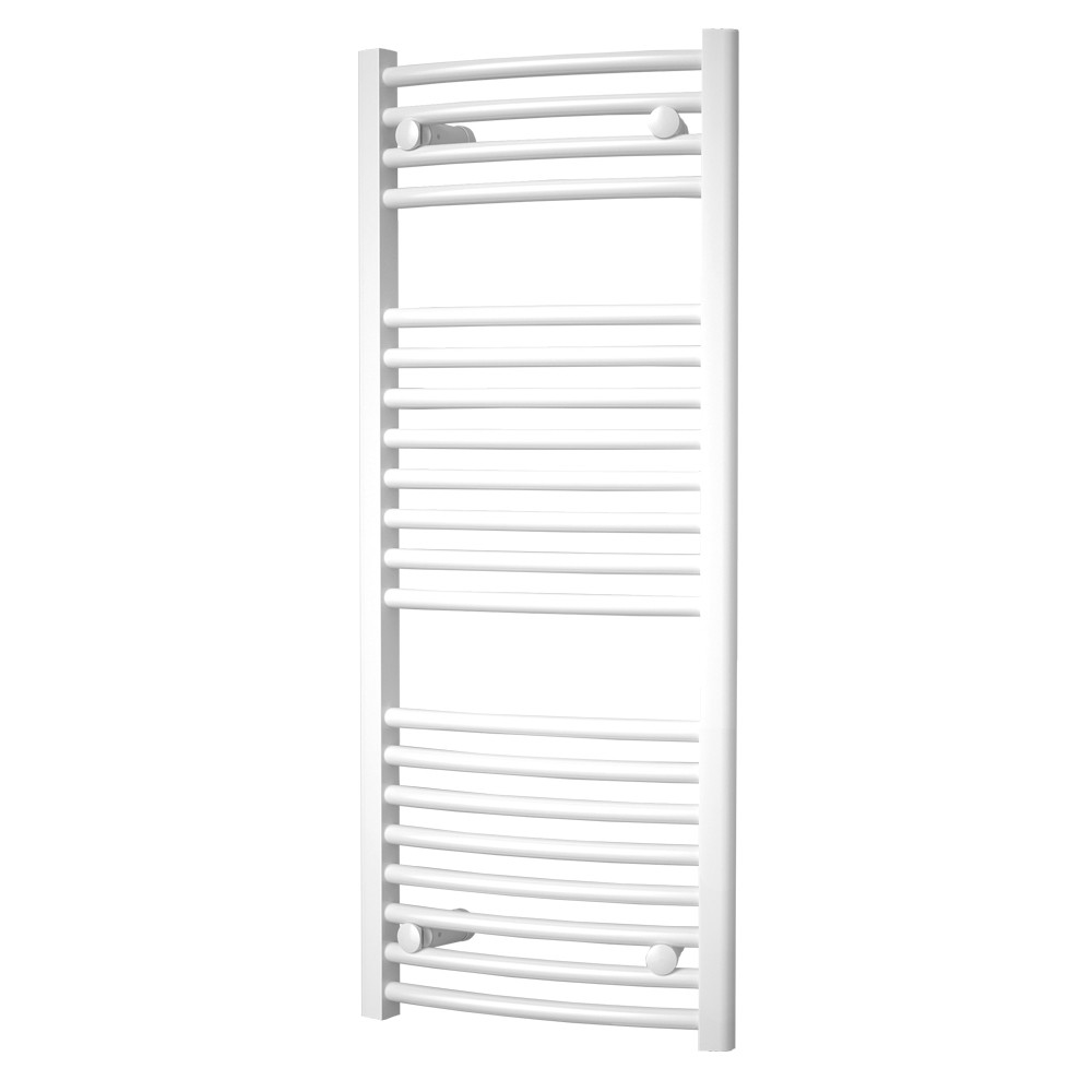 Mereo Vykurovací rebrík, oblý, 450x1330 mm, biely MT32