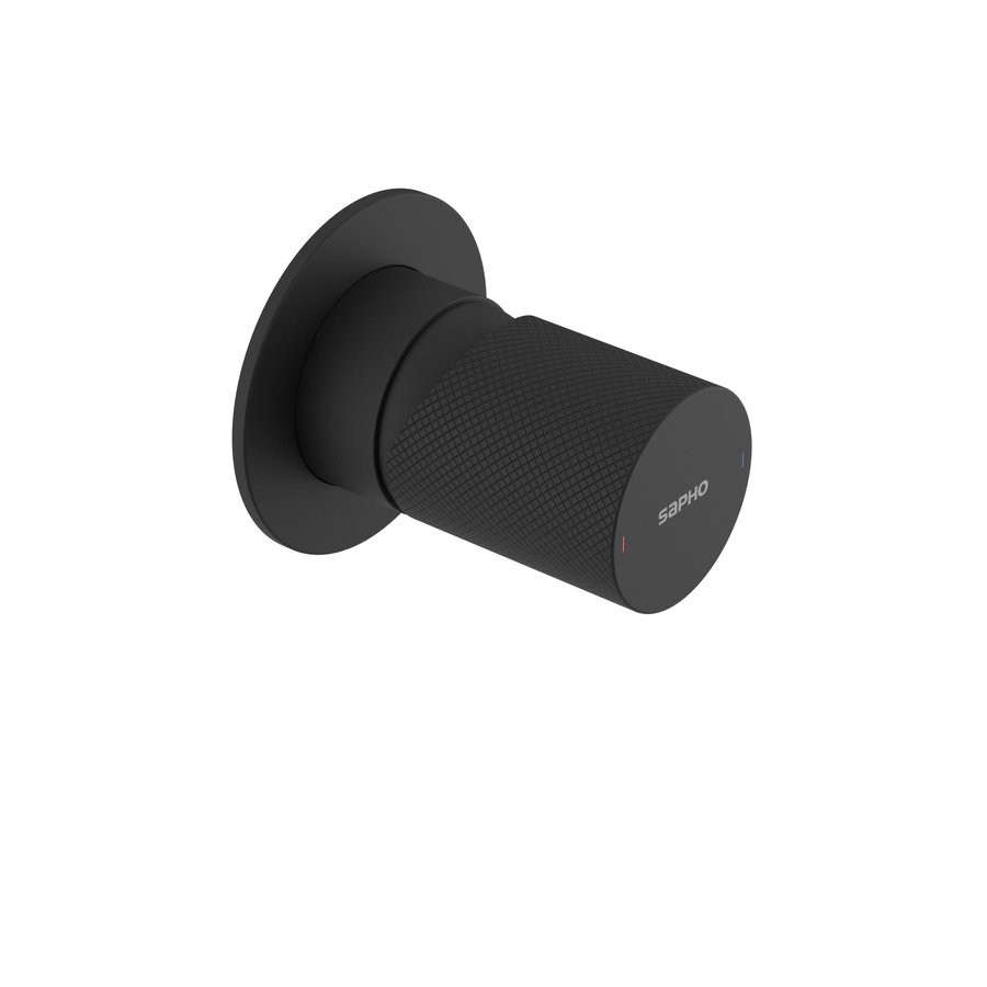 SAPHO - ULTRATAP podomietková sprchová batéria, 1 výstup, čierná mat UT041TB