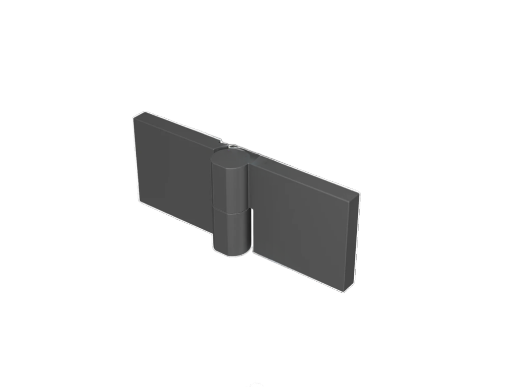 MEXEN - LUNAR pánt ľavý /2 kusy/, grafit metal 830-05-95-L