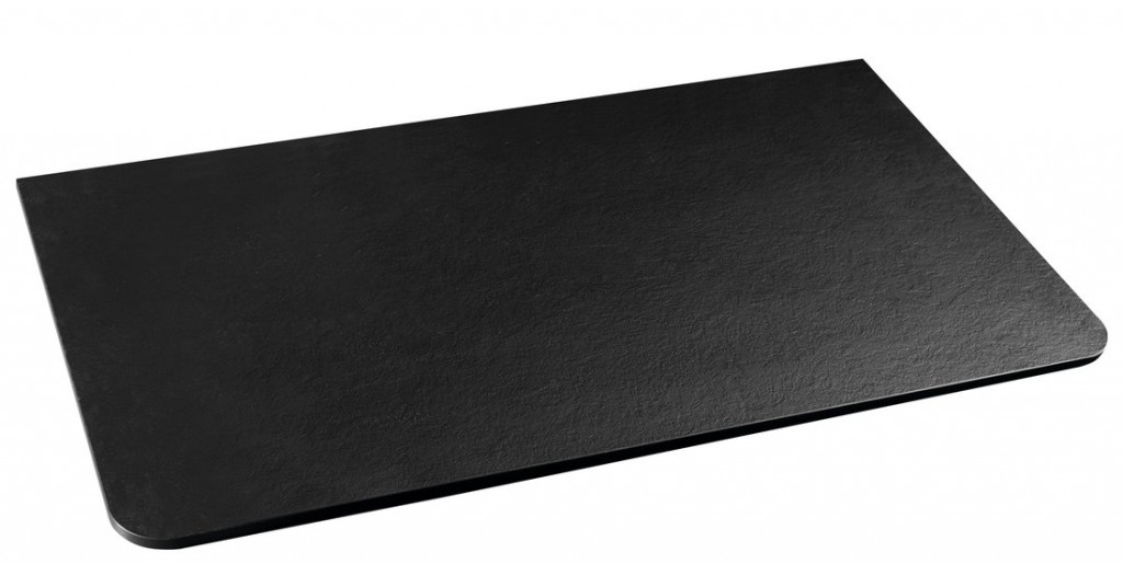 SAPHO - PREMIO kompozitná doska 102x1,2x48,5cm, čierna mat PRE100-3535