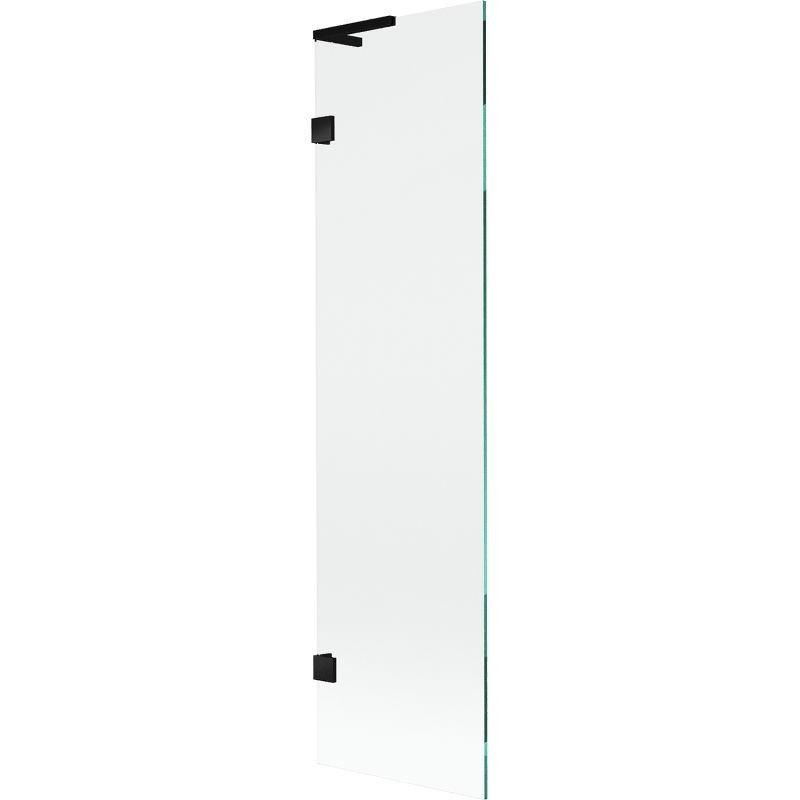 MEXEN/S - Lunar L vaňová zástena FIX 50 x 150, transparent, čierna 897L-050-000-70-00