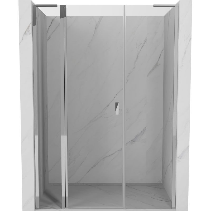 MEXEN/S - Mist L sprchové dvere krídlové 145, transparent, chróm 8A4L-145-001-01-00