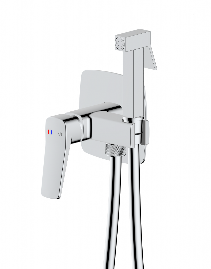 KFA - Batéria Malaga, bidetová, podomietková, nástenná, chróm 4529-512-00