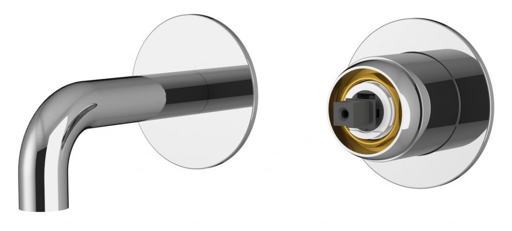 SAPHO - ULTRAMIX telo 2-prvkovej podomietkovej umývadlovej batérie, hubica 10cm, chróm UT110-1