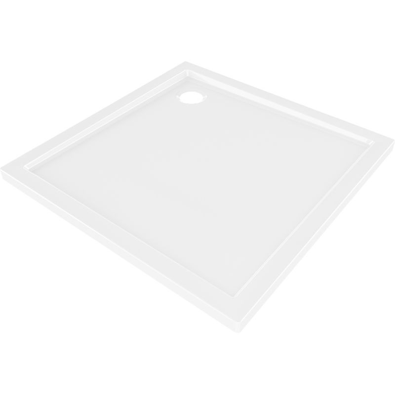 MEXEN - Flow Sprchová vanička štvorcová slim 110 x 110, biela lesk 46S101111