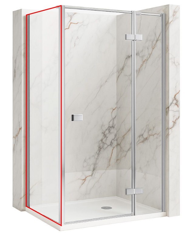 REA - Bočná stena ATLAS chróm 100 REA-K4334