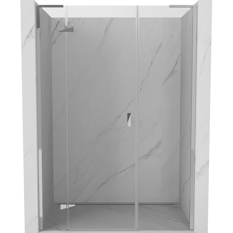 MEXEN/S - Mist-H L sprchové dvere krídlové ľavé 120, transparent, chróm 8A5L-120-001-01-00-L